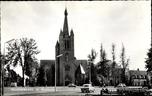 Ak Valkenswaard Nordbrabant, St. Nicolaaskerk