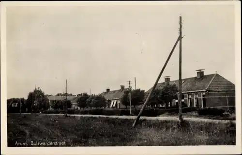 Ak Arum Friesland Niederlande, Bolswarderstraat