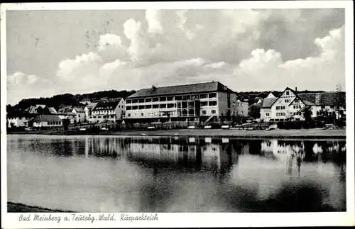 Ak Bad Meinberg am Teutoburger Wald, Kurparkteich