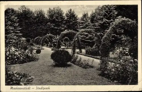 Ak Markranstädt in Sachsen, Partie im Stadtpark