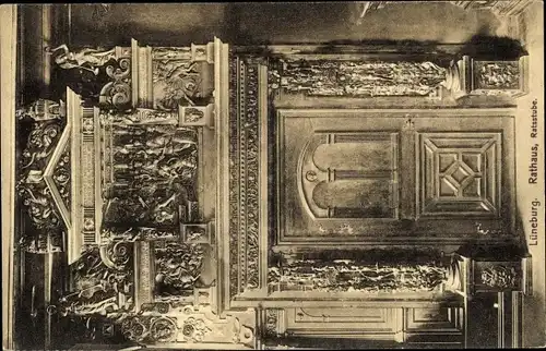 Ak Lüneburg in Niedersachsen, Rathaus, Ratsstube