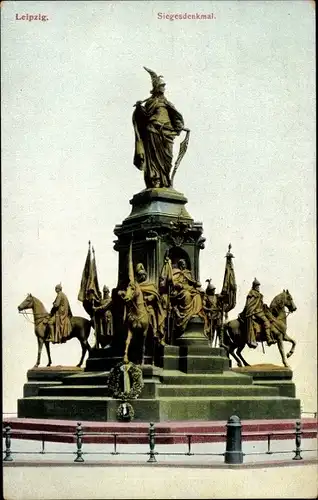 Ak Leipzig in Sachsen, Siegesdenkmal