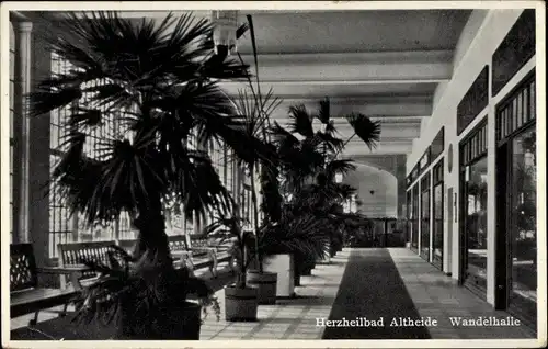 Ak Polanica Zdrój Bad Altheide Schlesien, Wandelhalle