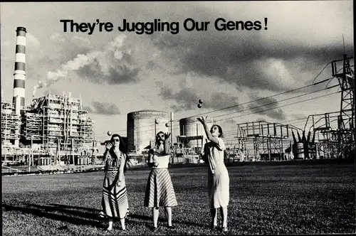 Ak Sie jonglieren mit unseren Genen und stimmen für eine atomwaffenfreie Welt