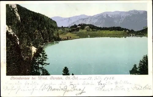 Ak Windischgarsten Oberösterreich, Gleinkersee