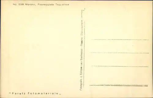 Ak Meran Merano Südtirol, Passegiata Teppeiner