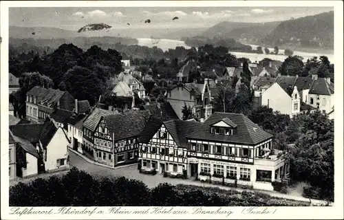 Ak Rheindorf Bad Honnef am Rhein, Hotel zur Löwenburg am Ziepchen