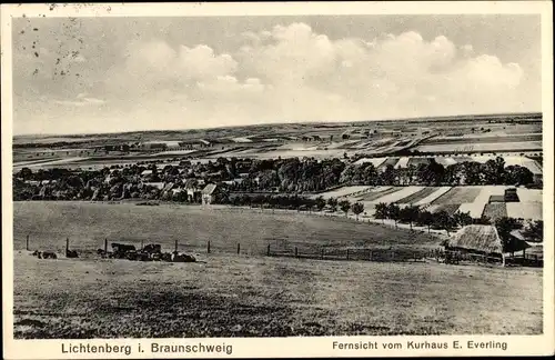 Ak Lichtenberg Salzgitter in Niedersachsen, Gesamtansicht, Kurhaus E. Everling