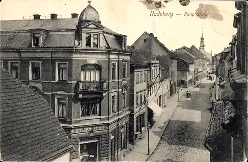 Ak Radeberg in Sachsen, Hauptstraße