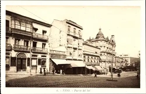 AK Vigo Galizien Spanien, Puerta del Sol