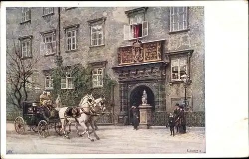 Künstler Ak Graner, E., Wien, Hofburg, Schweizertor