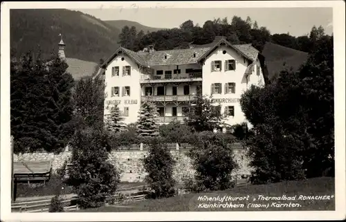 Ak Bad Kleinkirchheim Kärnten, Thermalbad Ronacher