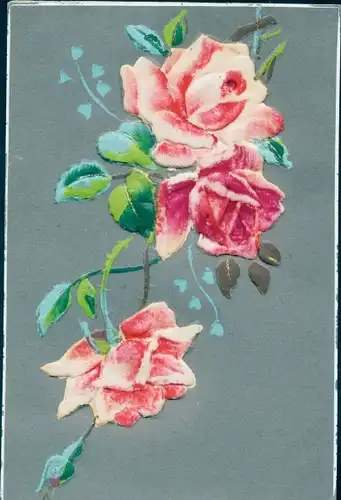 Litho Rosenblüten