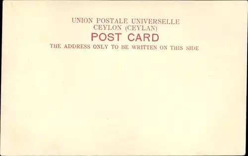 Ak Colombo Ceylon Sri Lanka, Hindoo Temple