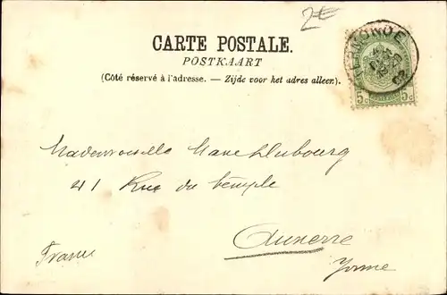 Ak Termonde Termonde Ostflandern, Schelde