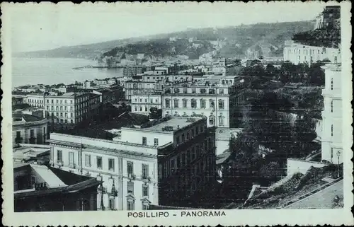 Ak Posillipo Napoli Neapel Campania, Panorama