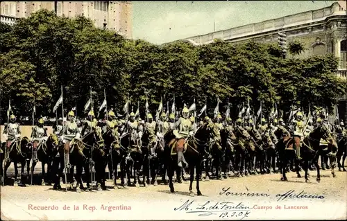 Ak Argentinien, Lancer Corps