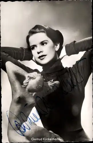 Ak Schauspielerin Gertrud Kückelmann, Portrait, Autogramm