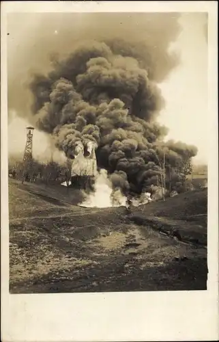 Foto Ak Chambirra ? Brand, Förderturm