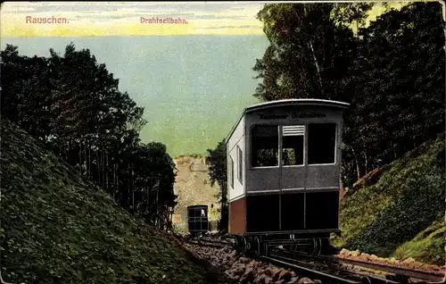 Ak Swetlogorsk Rauschen Ostpreußen, Drahtseilbahn, Standseilbahn