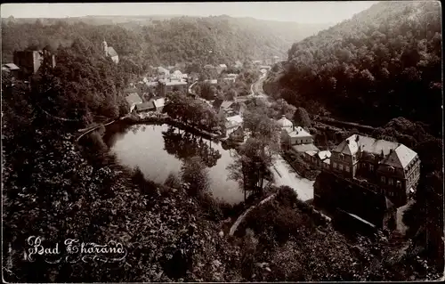 Foto Ak Tharandt im Erzgebirge, Totalansicht