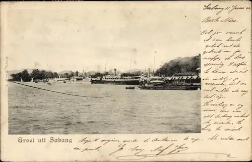 Ak Sabang Indonesien, Dampfer