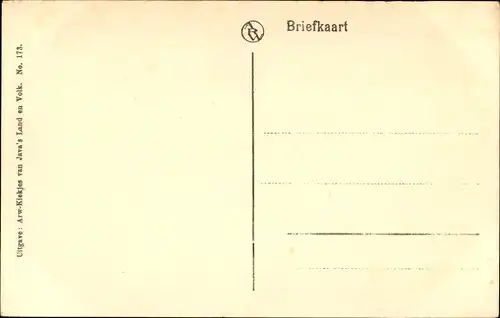 Ak Indonesien, Kedoe, Einhemische, Kühe, Häuser