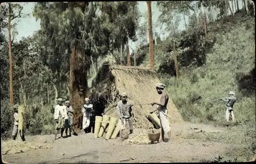 Ak Java Indonesien, Berg Koenoeng Rinkit, Wachhaus