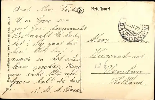 Ak Buitenzorg Bogor Java Indonesien, sundanesische Frau wäscht ihre Kleidung