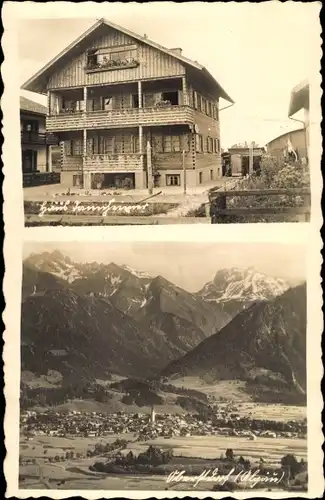 Ak Oberstdorf im Oberallgäu, Gesamtansicht, Landhaus