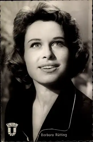Ak Schauspielerin Barbara Rütting, Portrait, Liebe - wie die Frau sie wünscht
