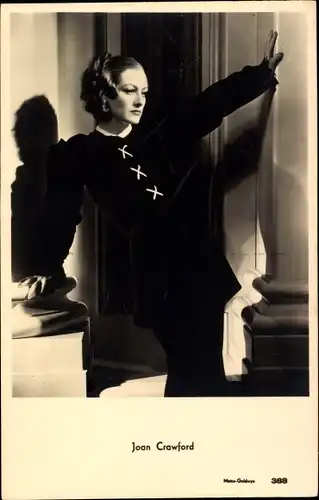 Ak Schauspielerin Joan Crawford, Portrait