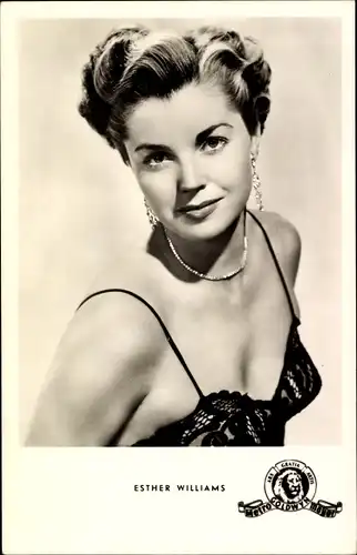 Ak Schauspielerin Esther Williams, Portrait