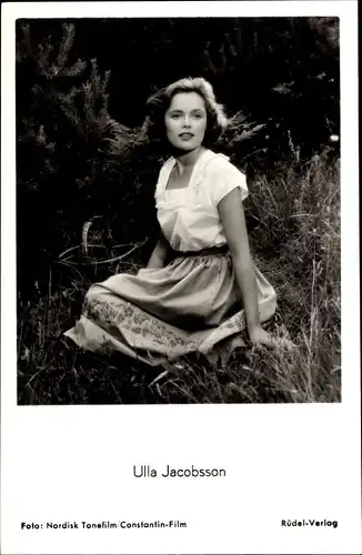 Ak Schauspielerin Ulla Jacobsson, Portrait