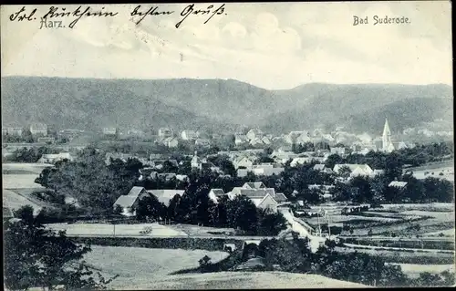 Ak Bad Suderode Quedlinburg im Harz, Gesamtansicht