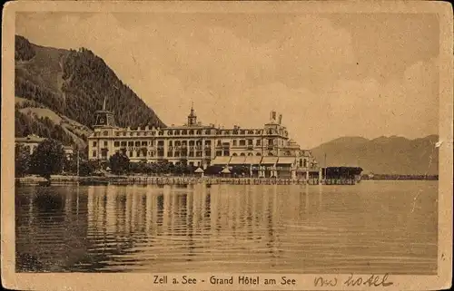 Ak Zell am See in Salzburg, Grand Hotel am See