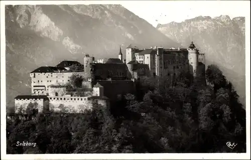 Ak Salzburg in Österreich, Hohensalzburg, Untersberg, Lattengebirge