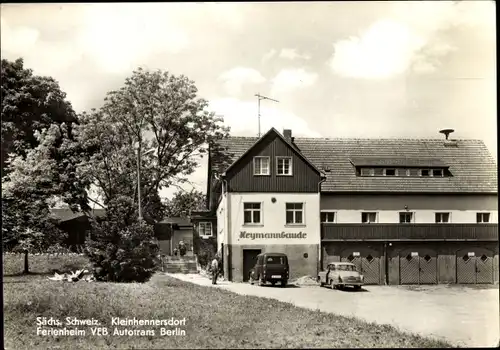 Ak Kleinhennersdorf Gohrisch Sächsische Schweiz, Heymannbaude, Ferienheim VEB Autotrans Berlin