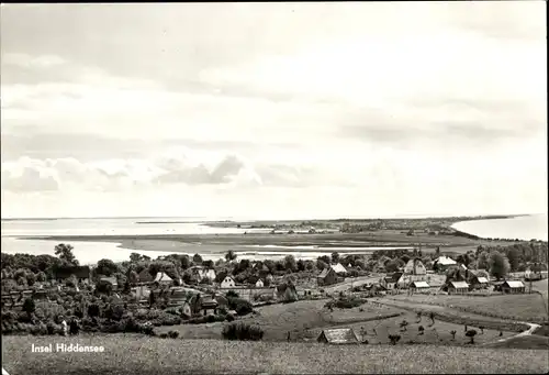 Ak Insel Hiddensee in der Ostsee, Gesamtansicht