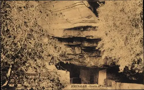 Ak Jerusalem Israel, Jeremie Grotte