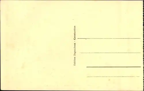 Ak Constantine, Algerien, Panorama aufgenommen von der Route de Sétif