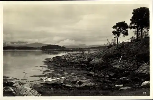 Ak Molde Norwegen, Uferpartie, Boot