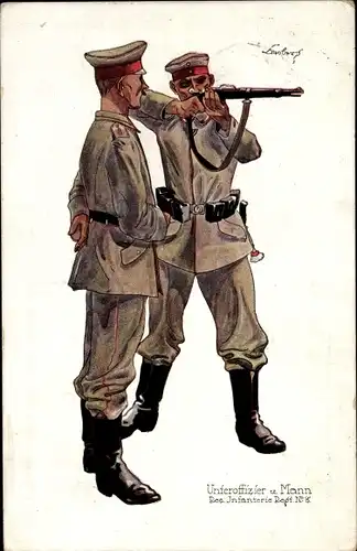 Ak Reserve Infanterie Regiment No. 8, Unteroffizier und Mann, Gewehr