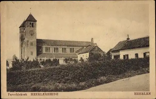 Ak Heerlen Limburg Niederlande, Parochiekerk Heerlerheide