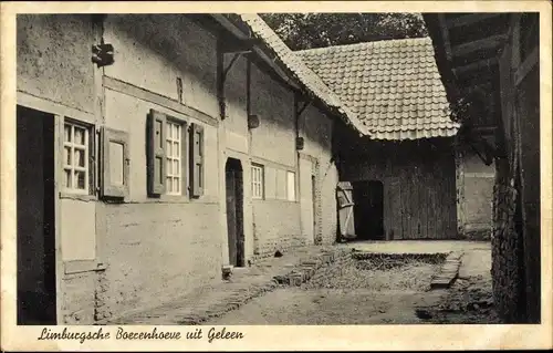 Ak Geleen Limburg Niederlande, Limburgischer Bauernhof