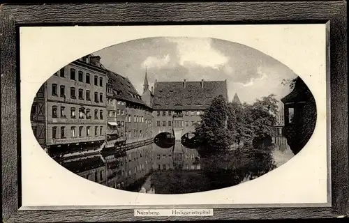 Präge Passepartout Ak Nürnberg in Mittelfranken, Heiliggeistspital