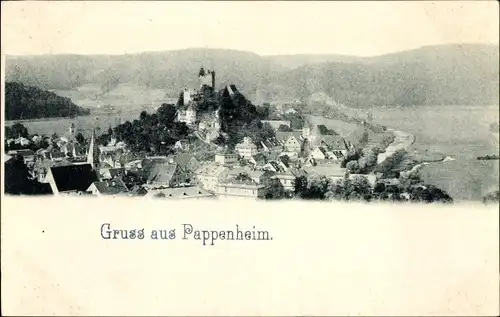 Ak Pappenheim im Altmühltal Mittelfranken, Gesamtansicht