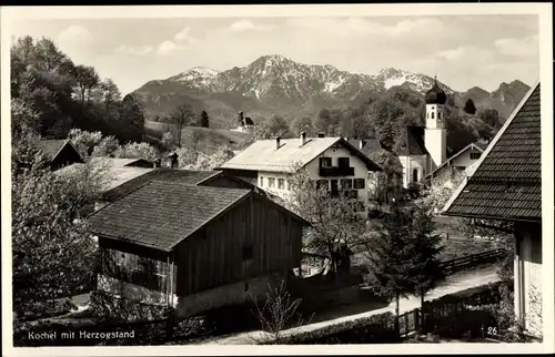Ak Kochel am See in Oberbayern, Herzogstand