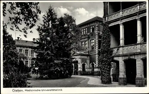 Ak Gießen an der Lahn Hessen, Medizinische Universitätsklinik