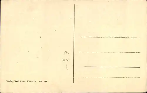 Ak Kronach Oberfranken, Stadtgraben